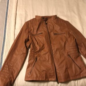 Faux Leather Jacket
